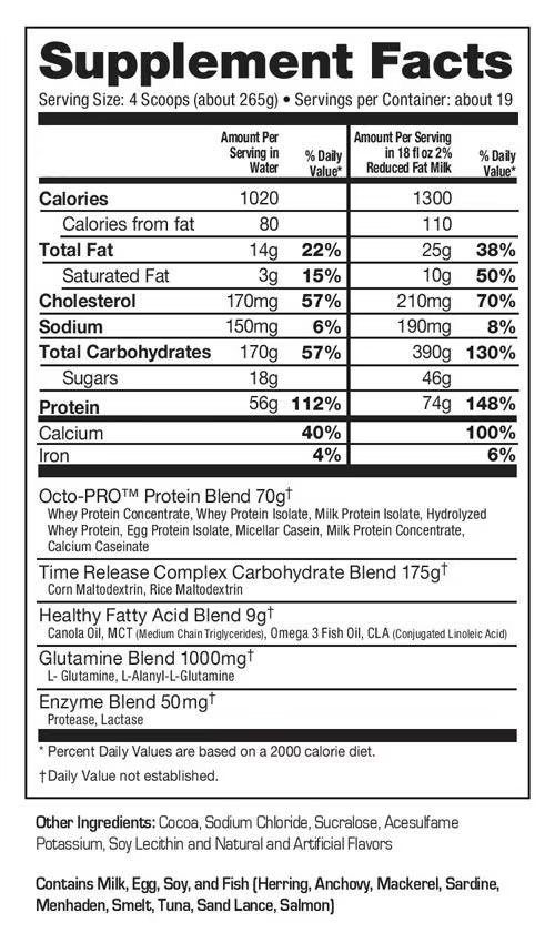 Muscle Juice Revolution 2600-Ultimate Nutrition|5.04 Kg – Image 2