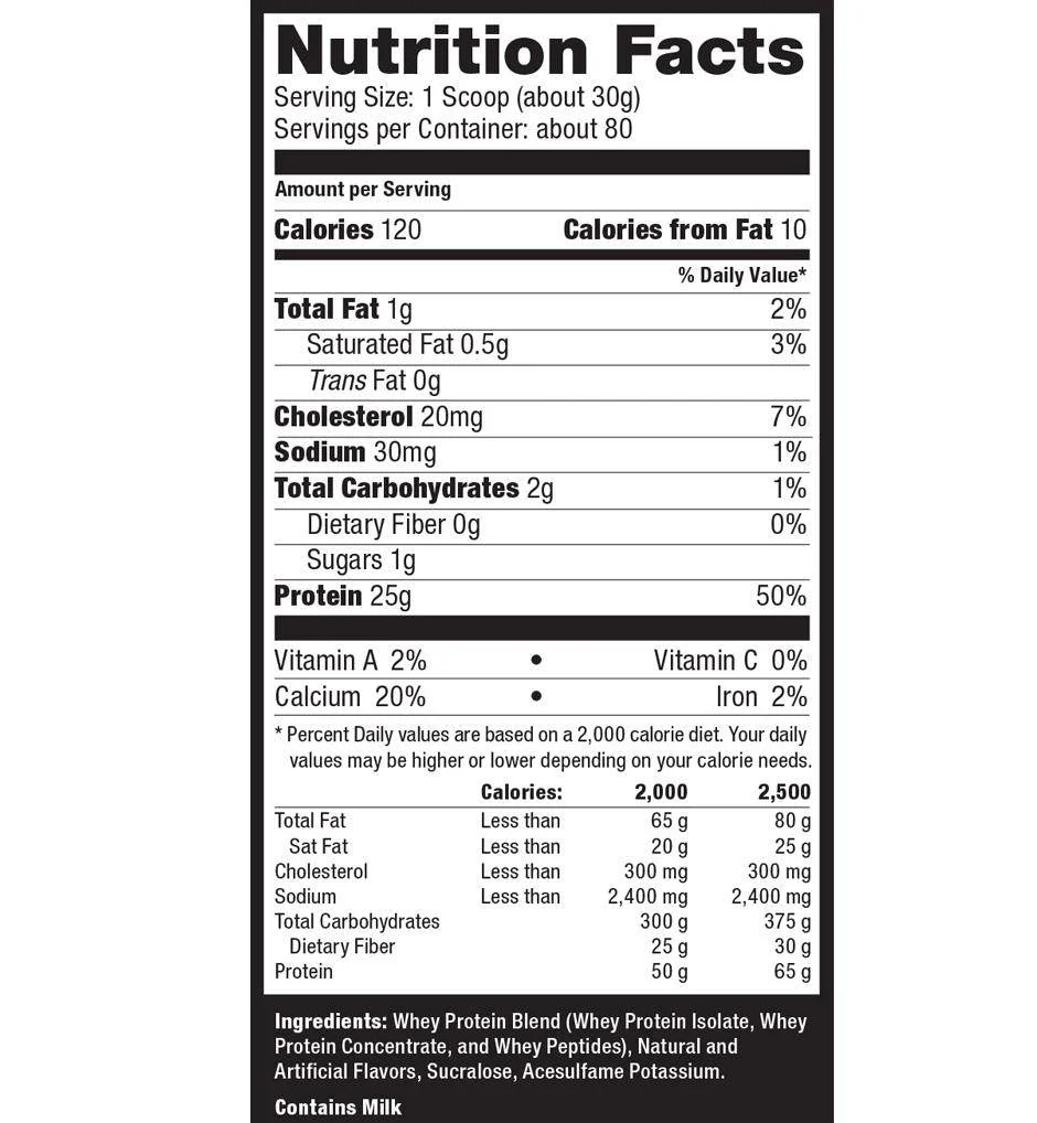 Prostar® 100% Whey Protein - Ultimate Nutrition | 2.4 kg – Image 2