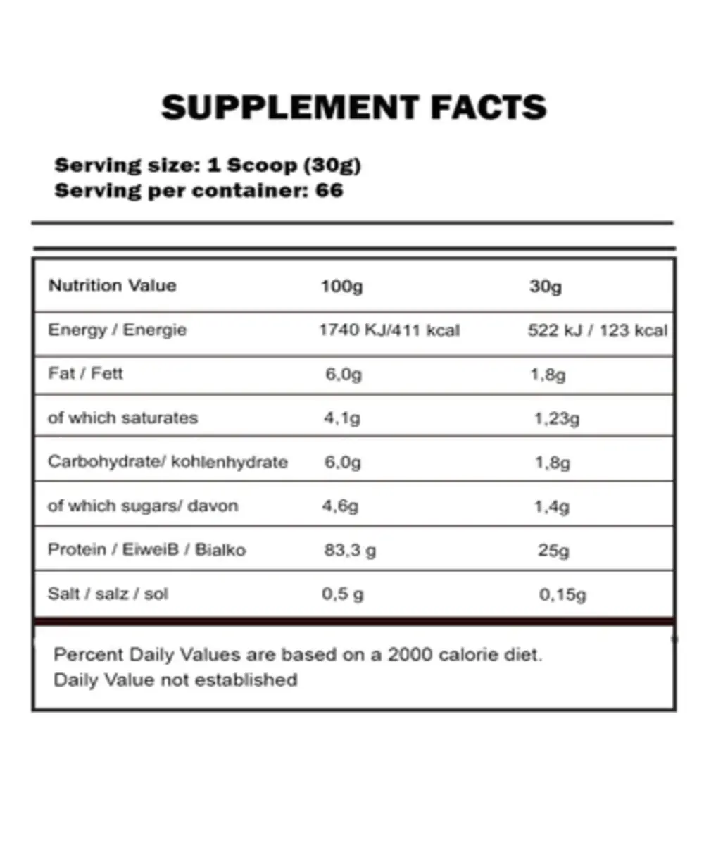 Whey Concentrée Kevin Levrone - Gold whey | 2 kg – Image 2