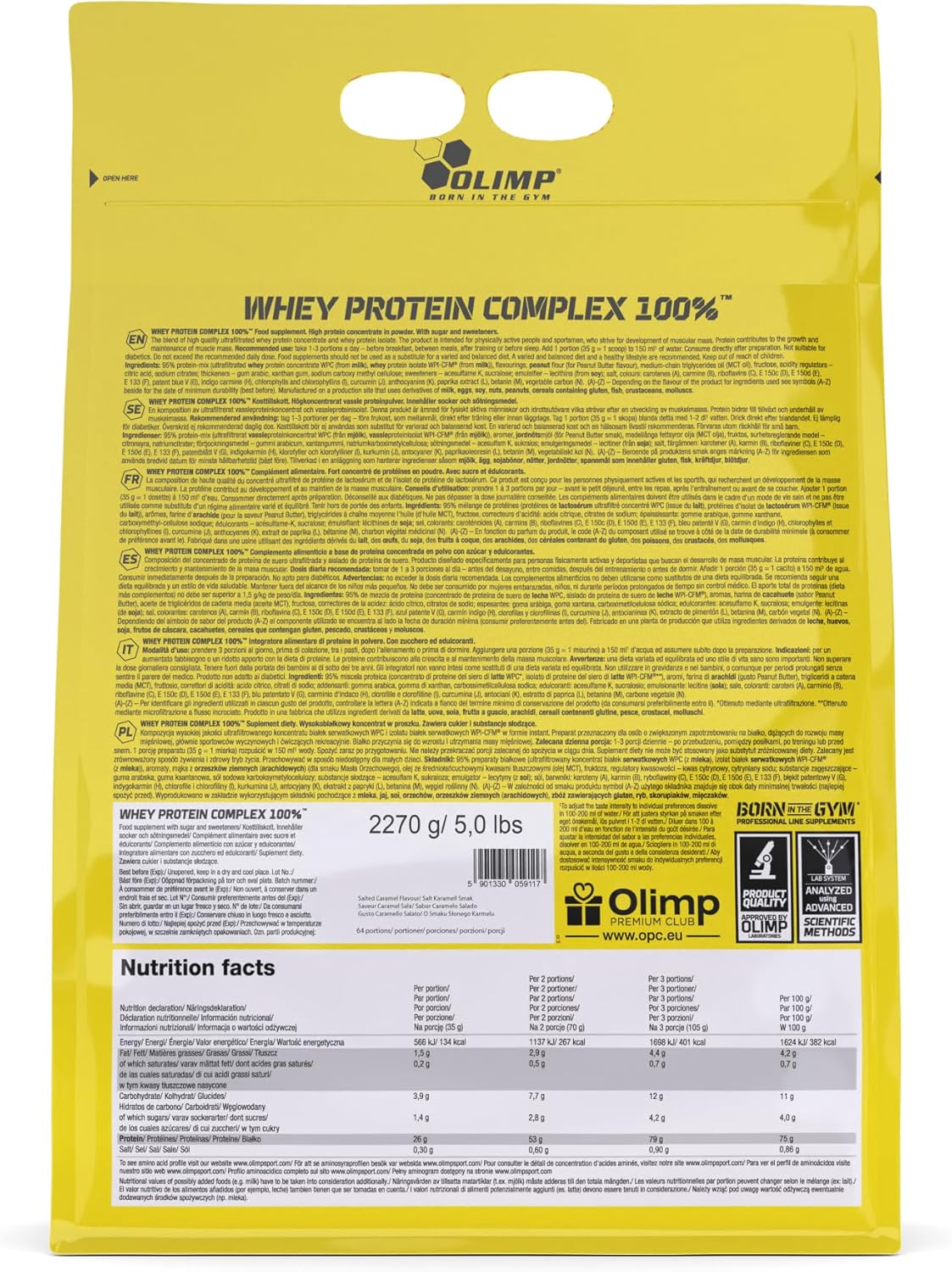 Whey Protein Complex 100% - Olimp| 2.270 Kg – Image 2
