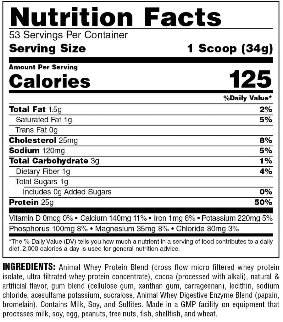 Animal - Isolate Loaded Whey Protein | 1.81kg – Image 2