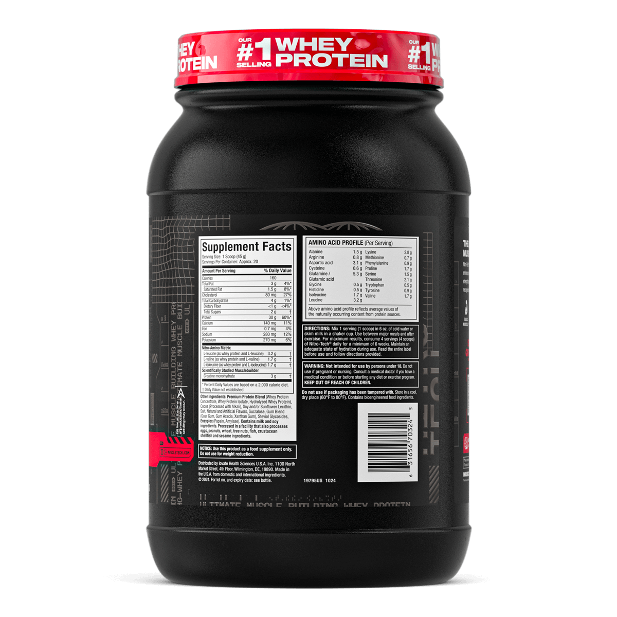 MuscleTech Nitro Whey Tech Protein - 4 LB | 1.81 Kg – Image 2