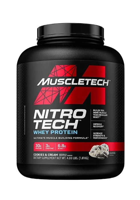 MuscleTech Nitro Whey Tech Protein- 4 LB | 1.81 Kg