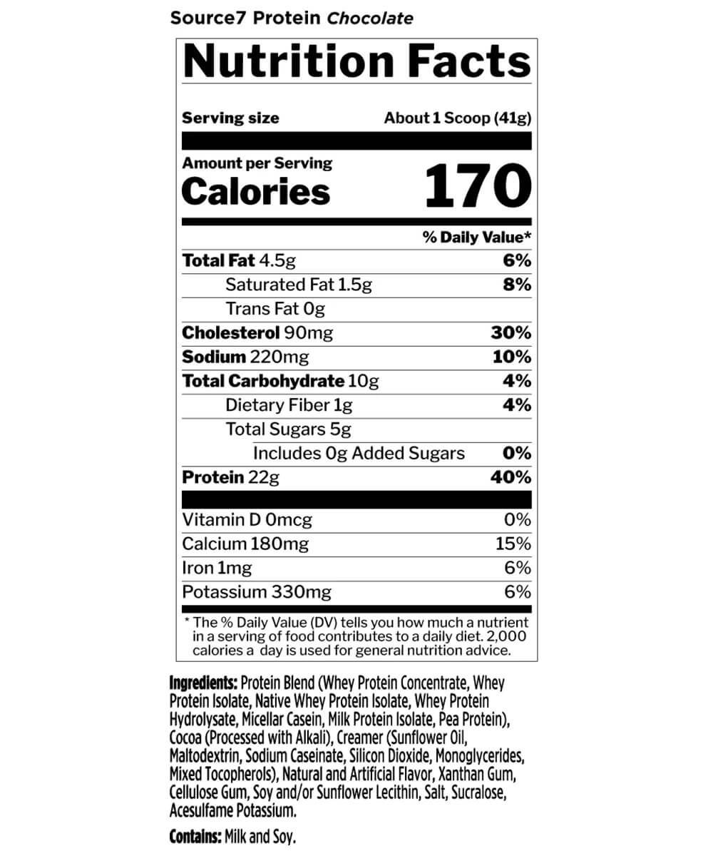 Rule 1 Source 7 Protein– 5lb| 2,27kg – Image 2