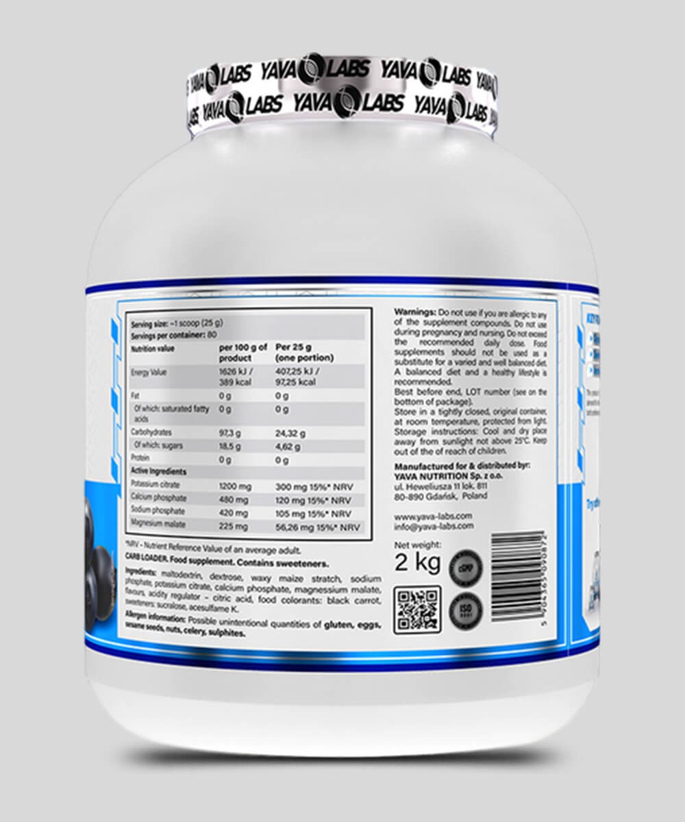 Carb Loader- Yava Labs | 2kg – Image 2