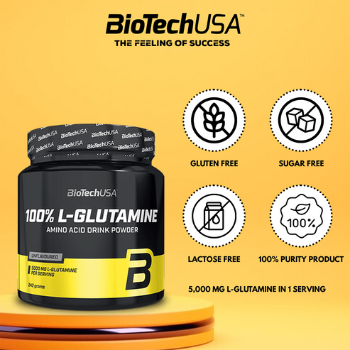 BioTechUSA - 100% L-Glutamine | 240g – Image 2
