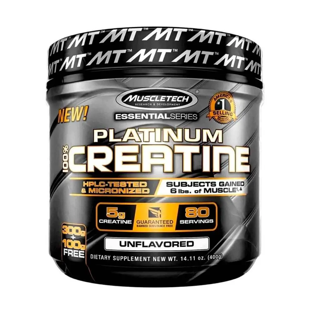 PLATINUM 100% CREATINE Monohydrate - MuscleTech | 400g