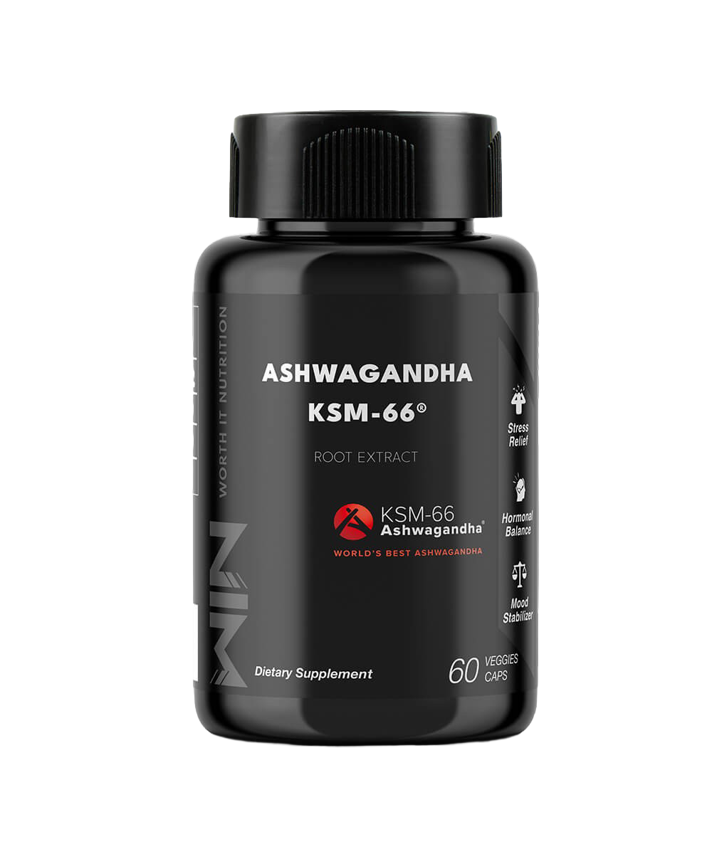 Ashwagandha KSM-66® - Worth It Nutrition | 60 Caps