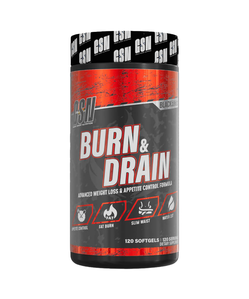Burn & Drain - GSN BlackSeries | 120 Softgels