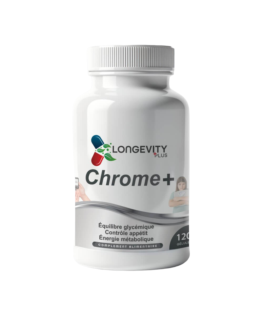 Chrome plus - LongevityPlus | 120 Gelules