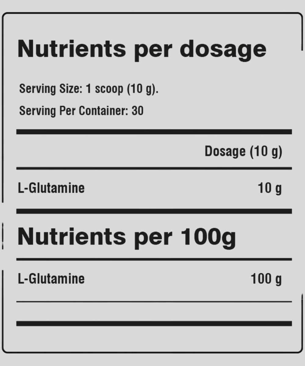 Glutamine Micronized - Creator Nutrition | 300g – Image 2