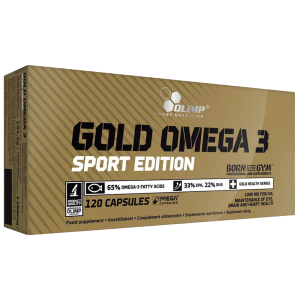 Gold Omega 3 Sport Edition - Olimp Sport Nutrition | 120 Gélules