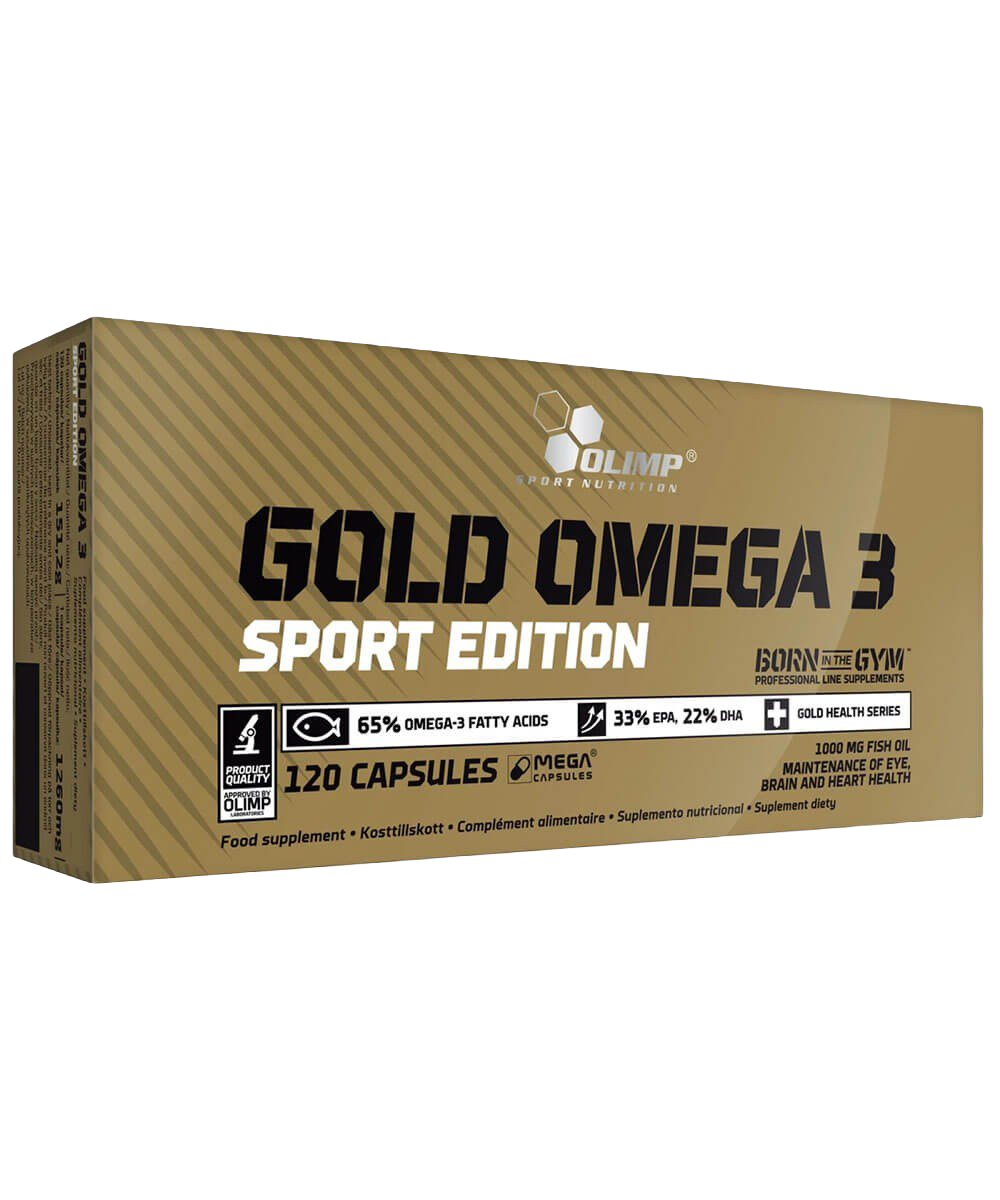 Gold Omega 3 Sport Edition - Olimp Sport Nutrition | 120 Gélules