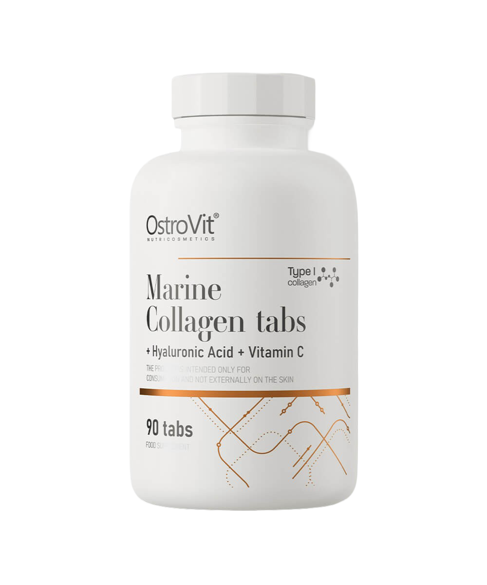 Marine Collagen + Hyaluronic Acid + Vitamin C - OstroVit | 90 caps