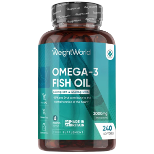 Omega 3 Fish Oil - WeightWorld | 240 Softgels