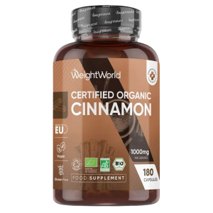 Organic Cinnamon - WeightWorld | 180 Capsules