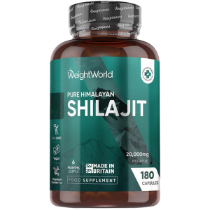Pure Himalayan Shilajit - WeightWorld | 180 Capsules
