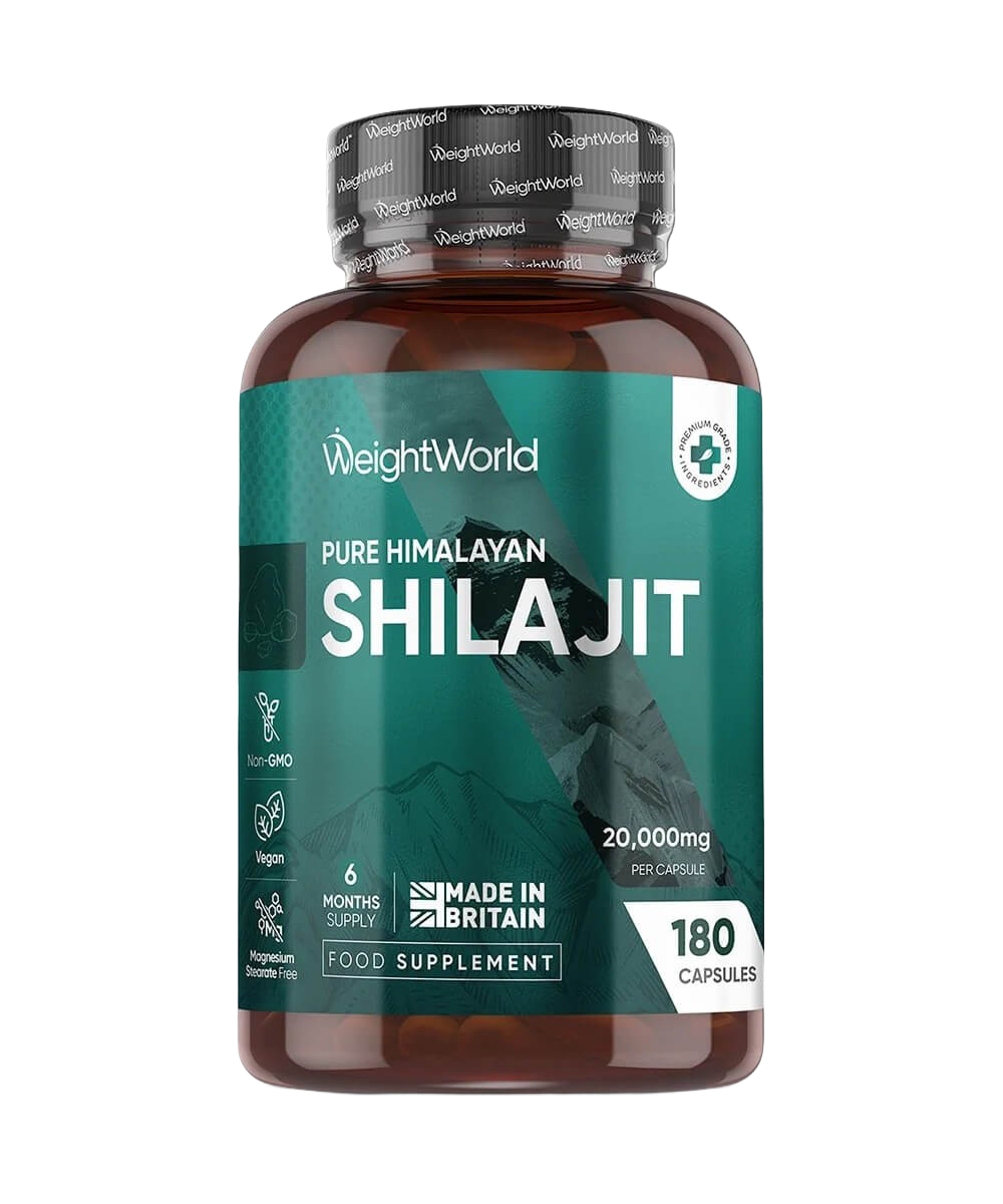 Pure Himalayan Shilajit - WeightWorld | 180 Capsules