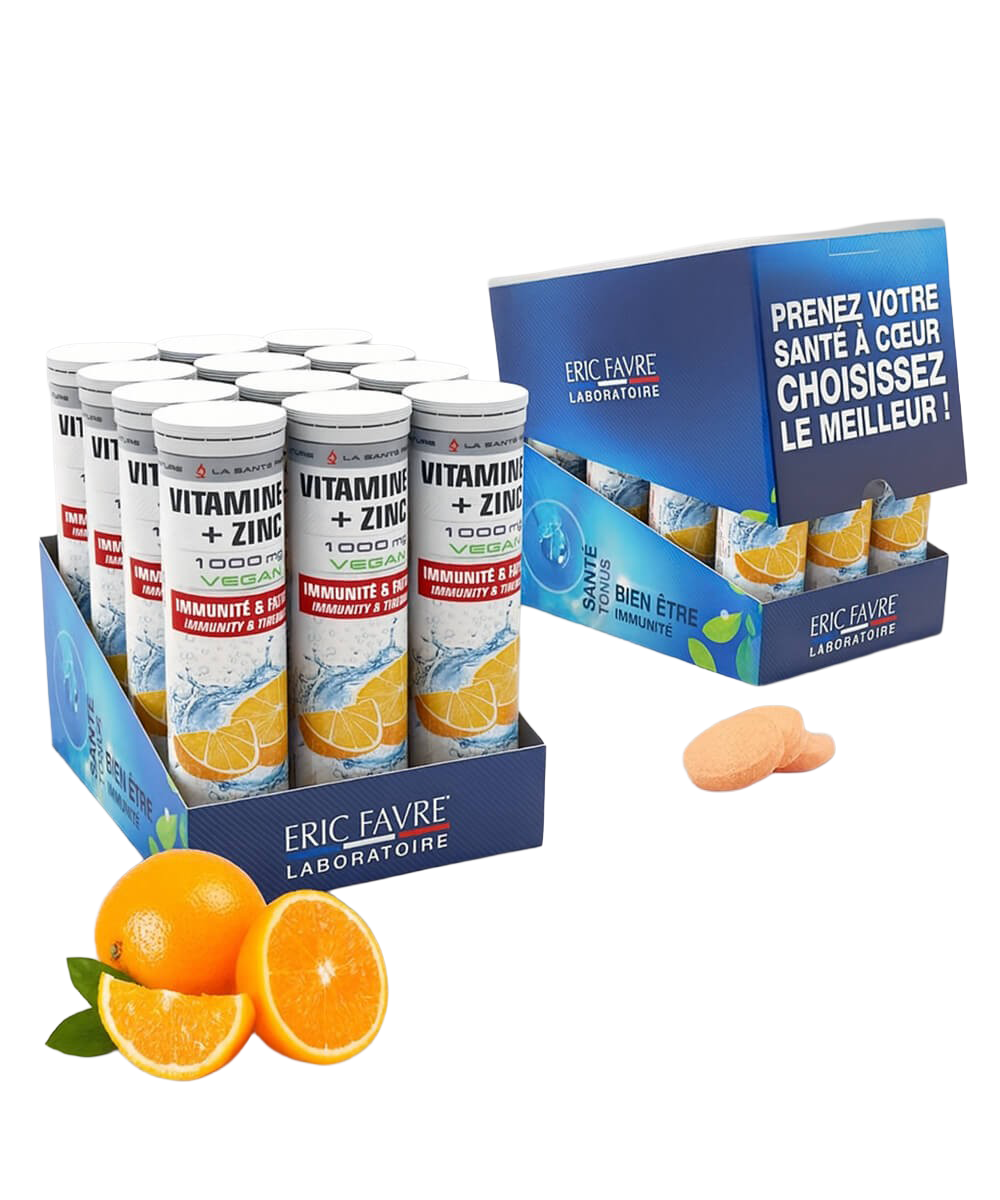 Vitamine C Effervescente - Eric Favre | Display de 12 unités
