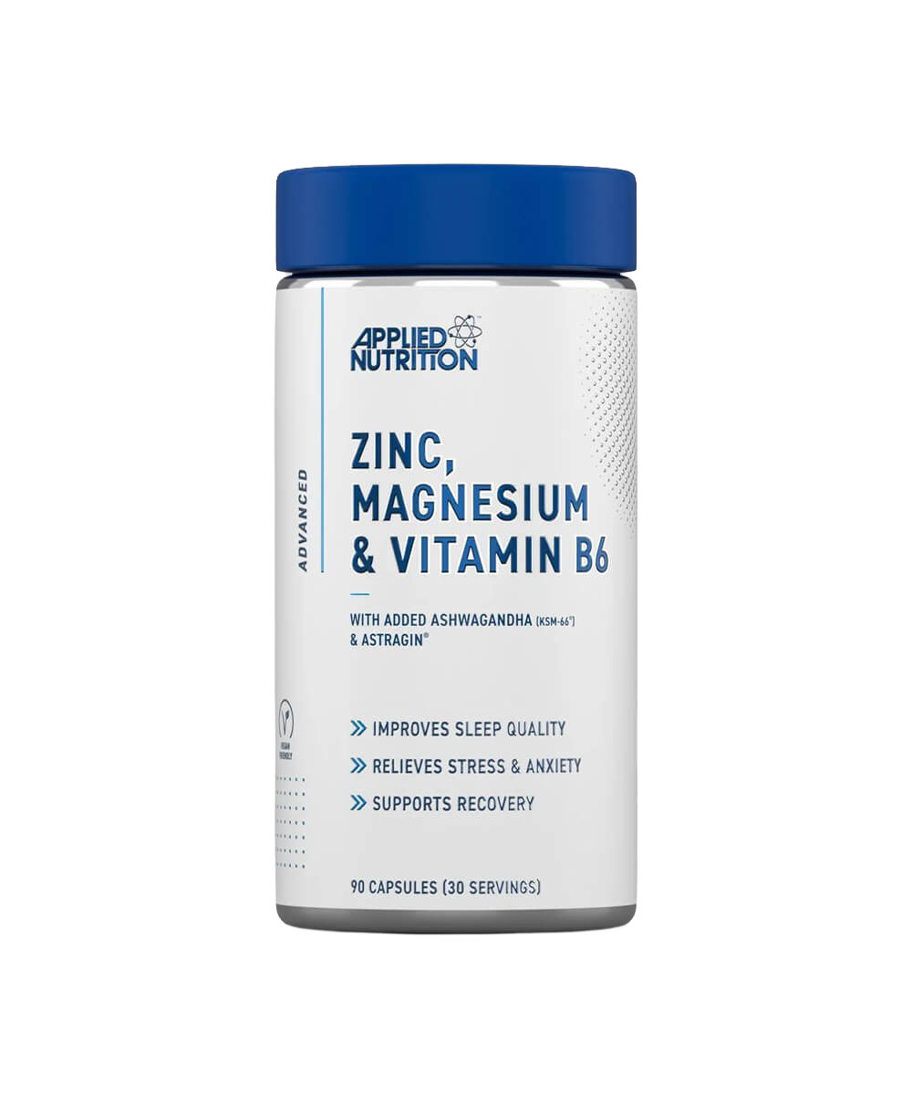Zinc, Magnesium & Vitamin B6 With Ashwagandha - Applied Nutrition | 90 Capsules