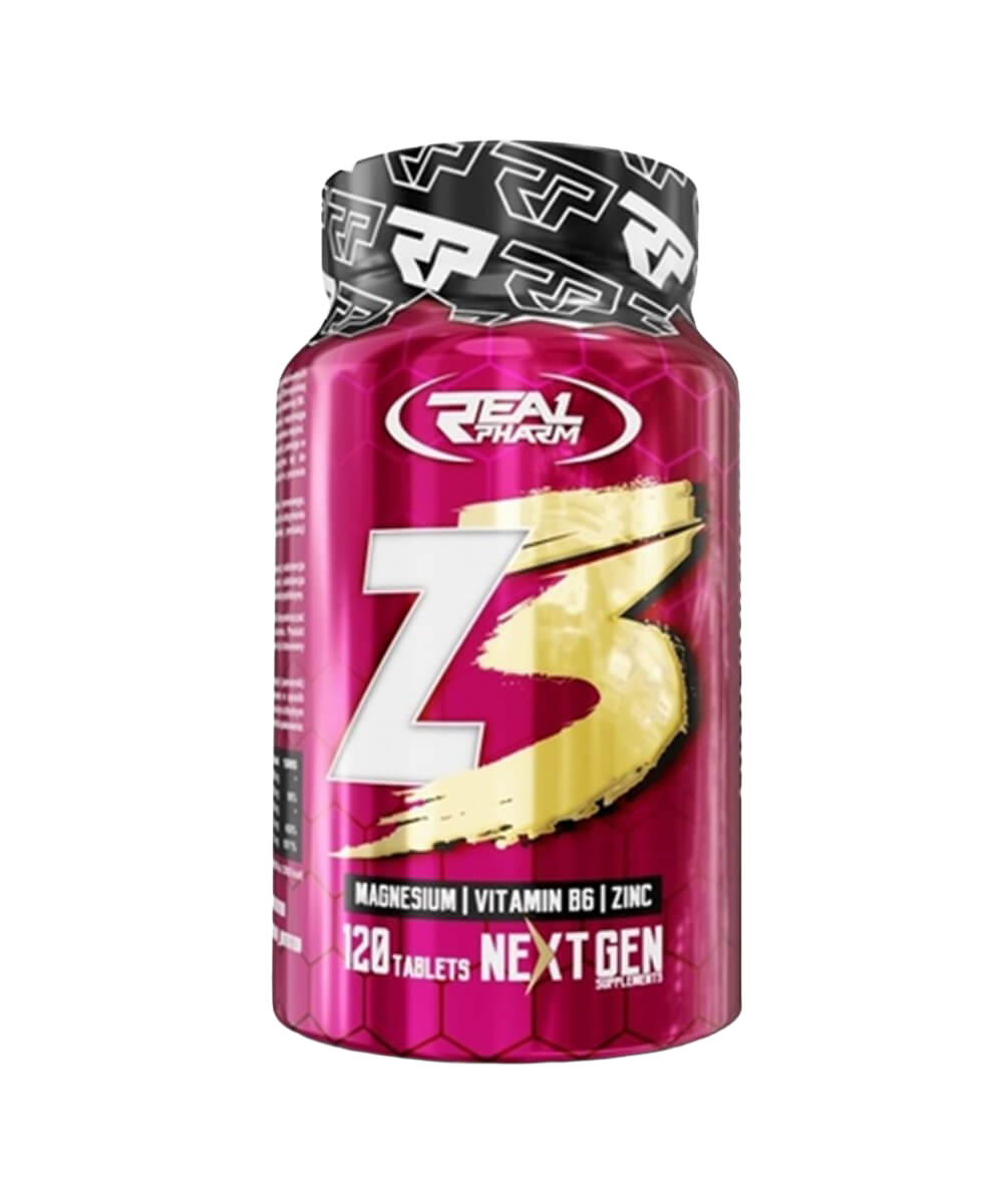 ZMA Real Pharm Z-3 Magnesium+Zinc+B6 | 120 capsules