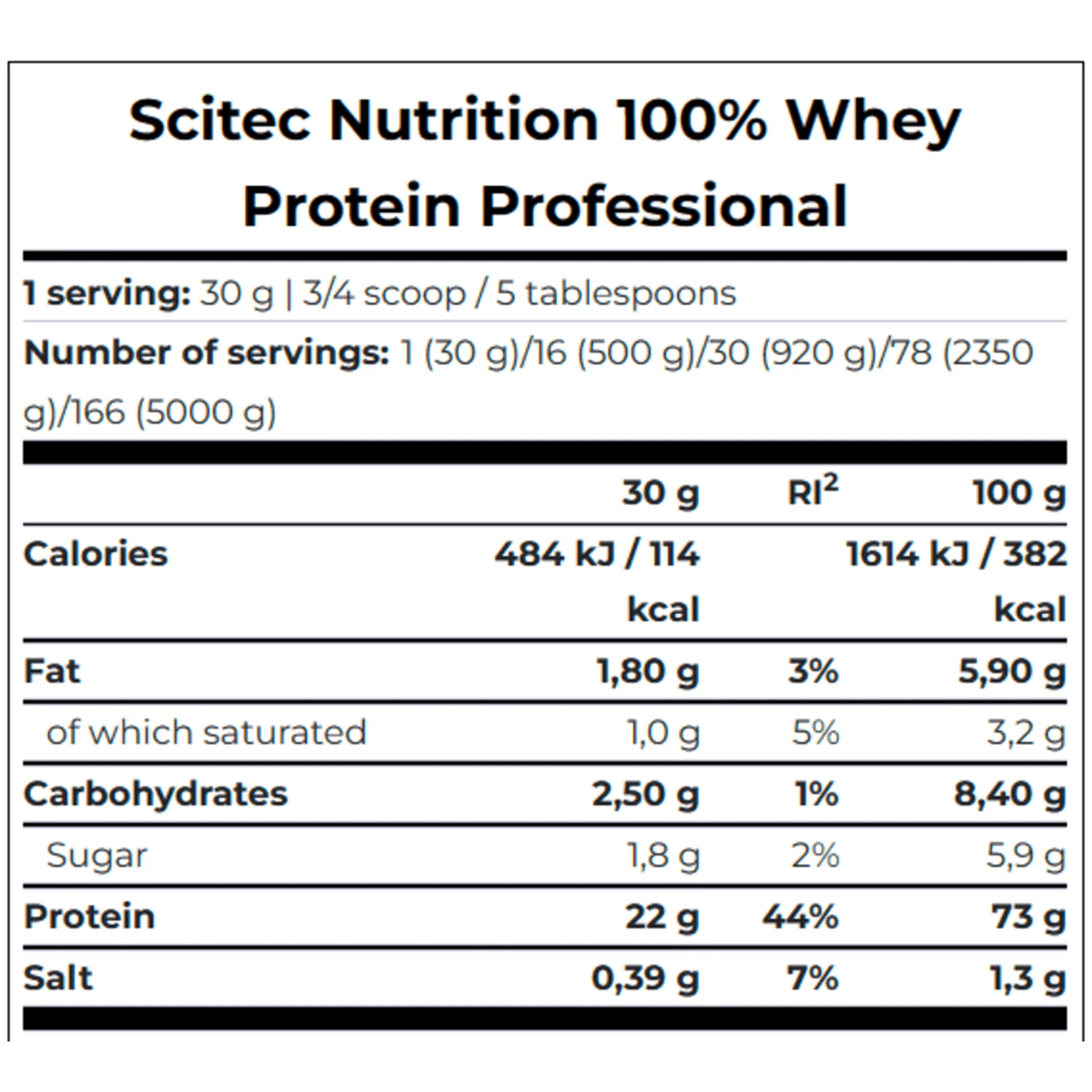100% Whey Protein - Scitec Nutrition | 920kg – Image 2