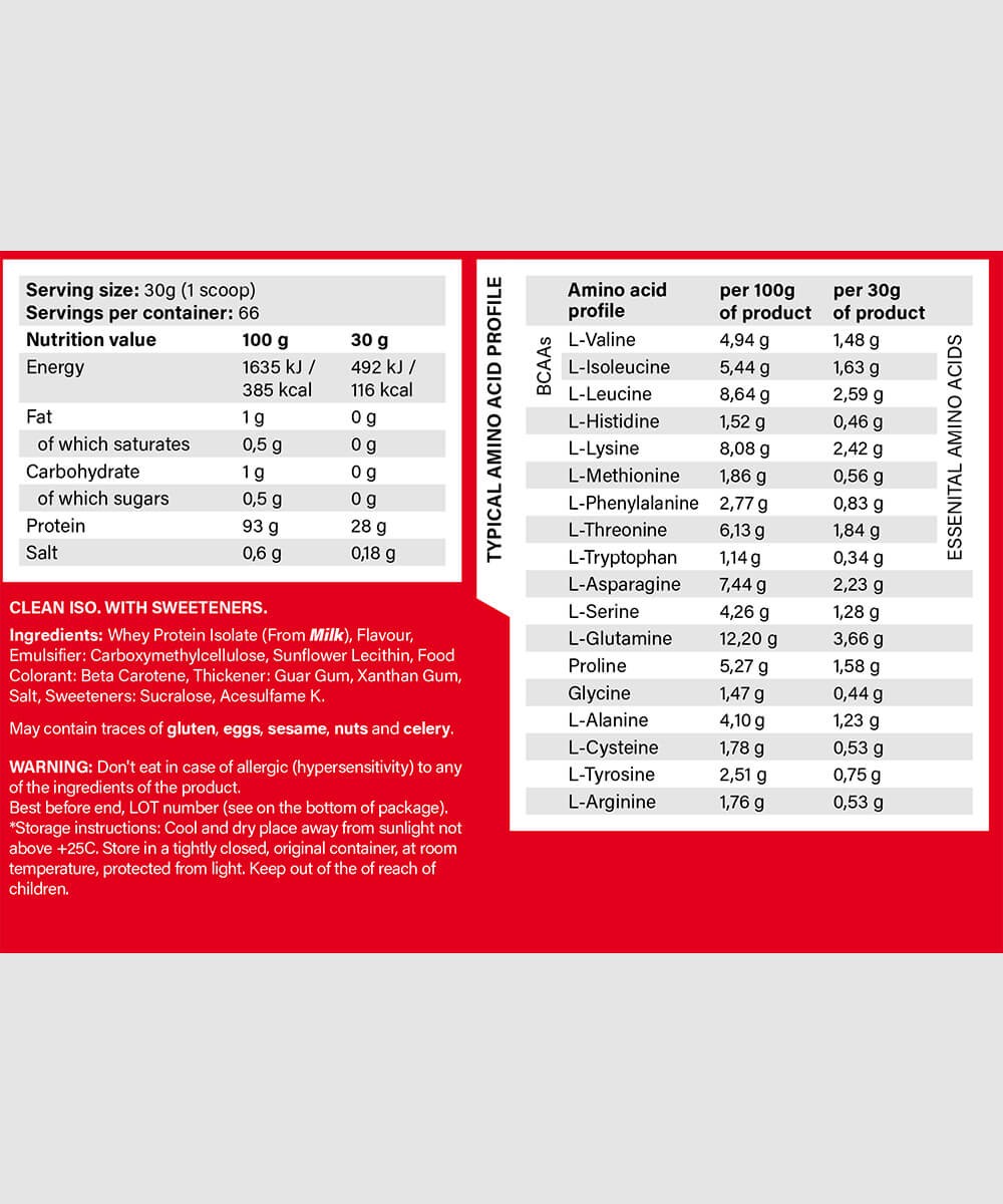 Clean ISO - Hot Nutrition | 2 kg – Image 2