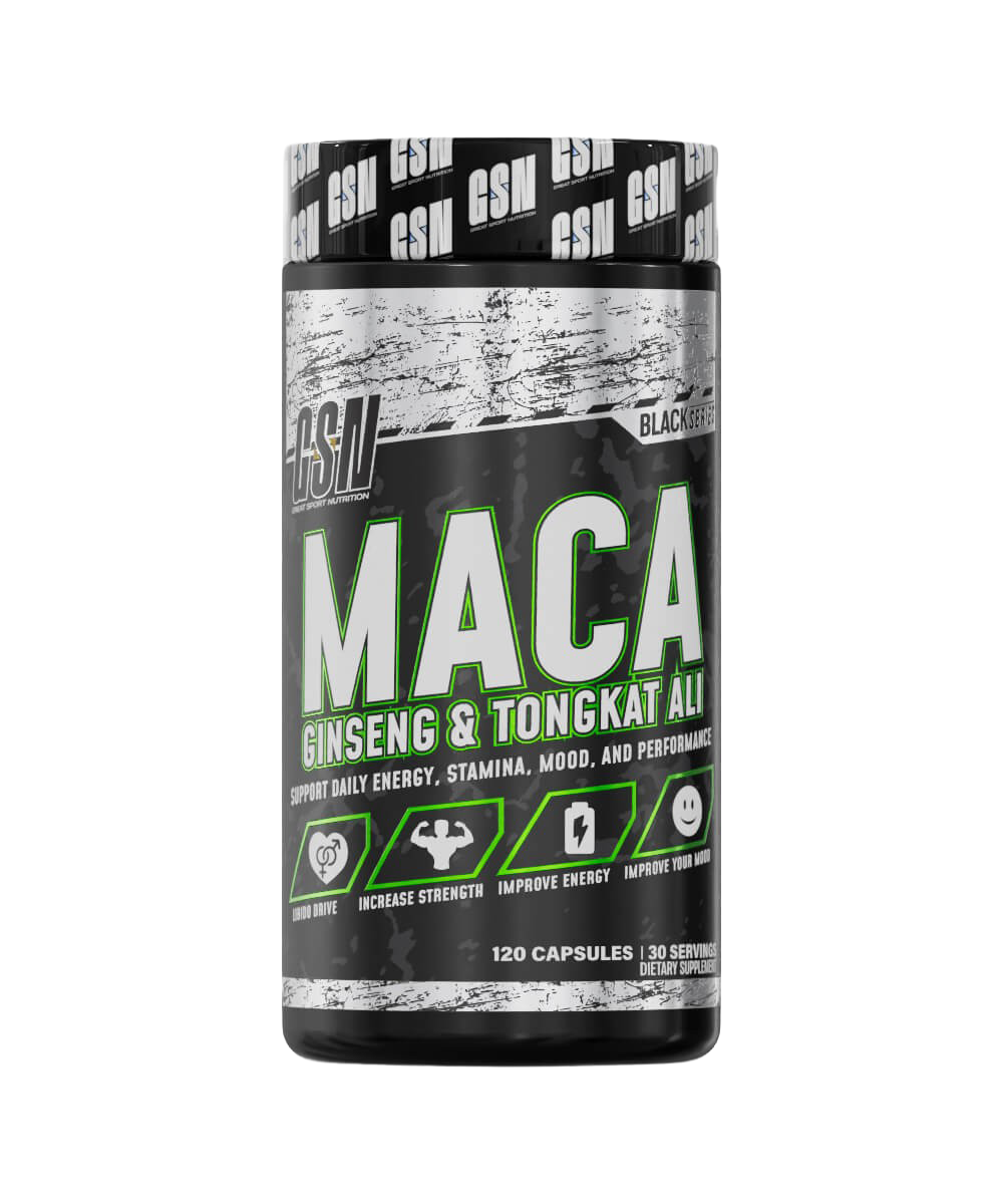 GSN Black Series – Maca, Ginseng & Tongkat Ali | 120 Capsules
