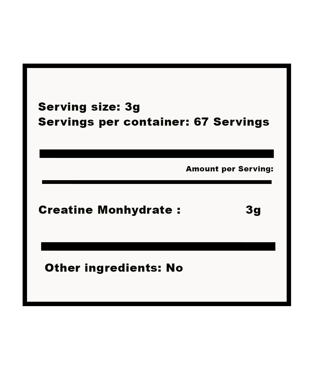 GSN Great Sport Nutrition - Creatine Monohydrate | 500g – Image 2