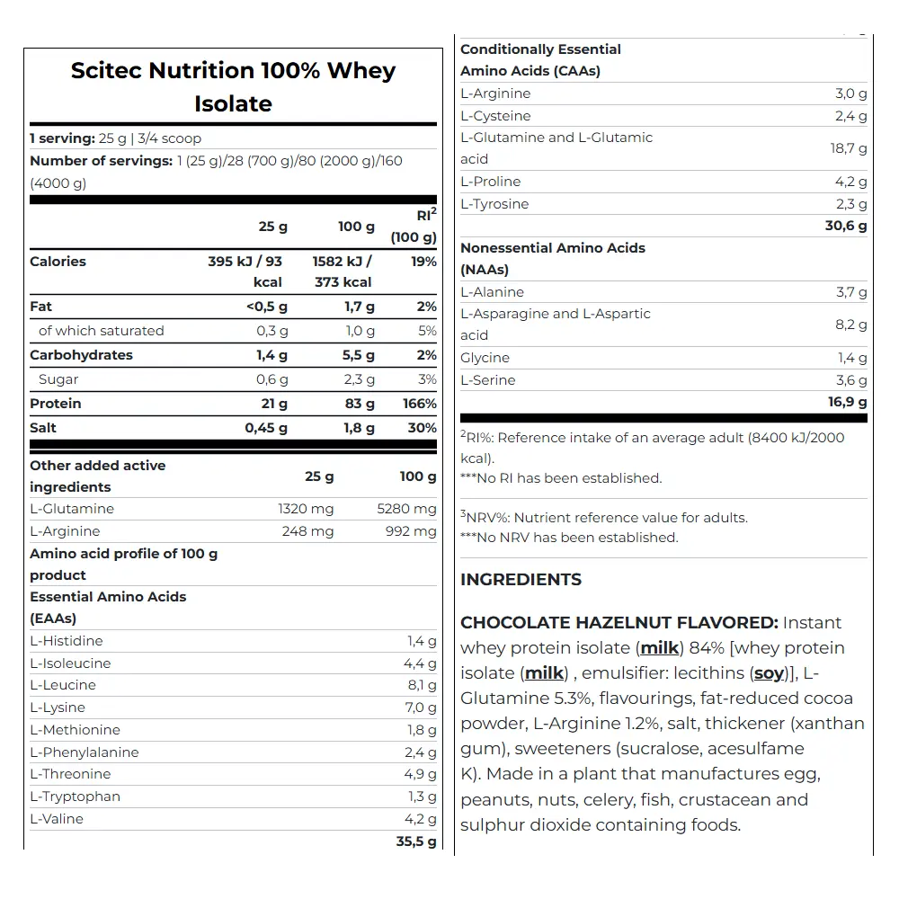 Whey Isolate - Scitec Nutrition | 700kg – Image 2