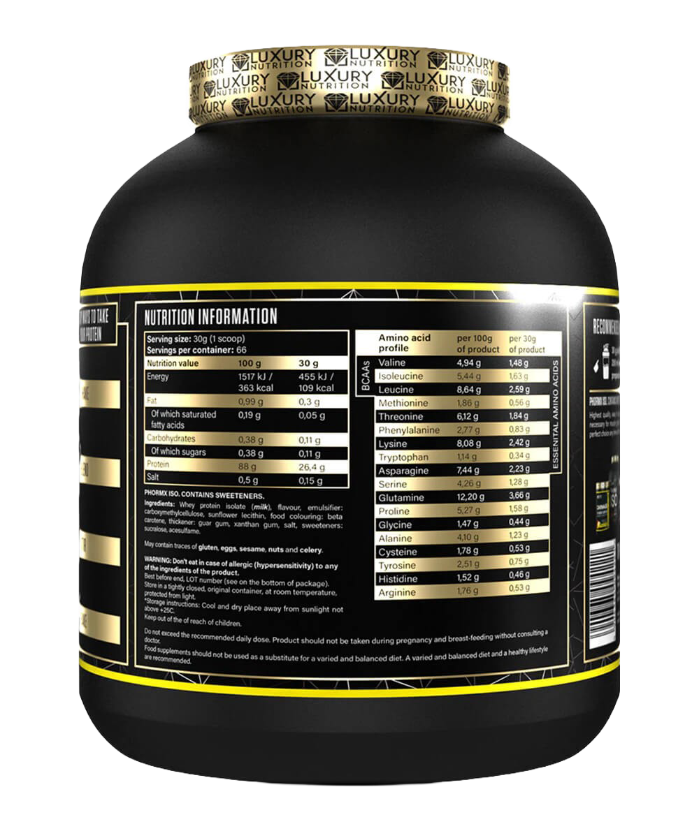 PhormX ISO - Luxury Nutrition | 2kg – Image 3