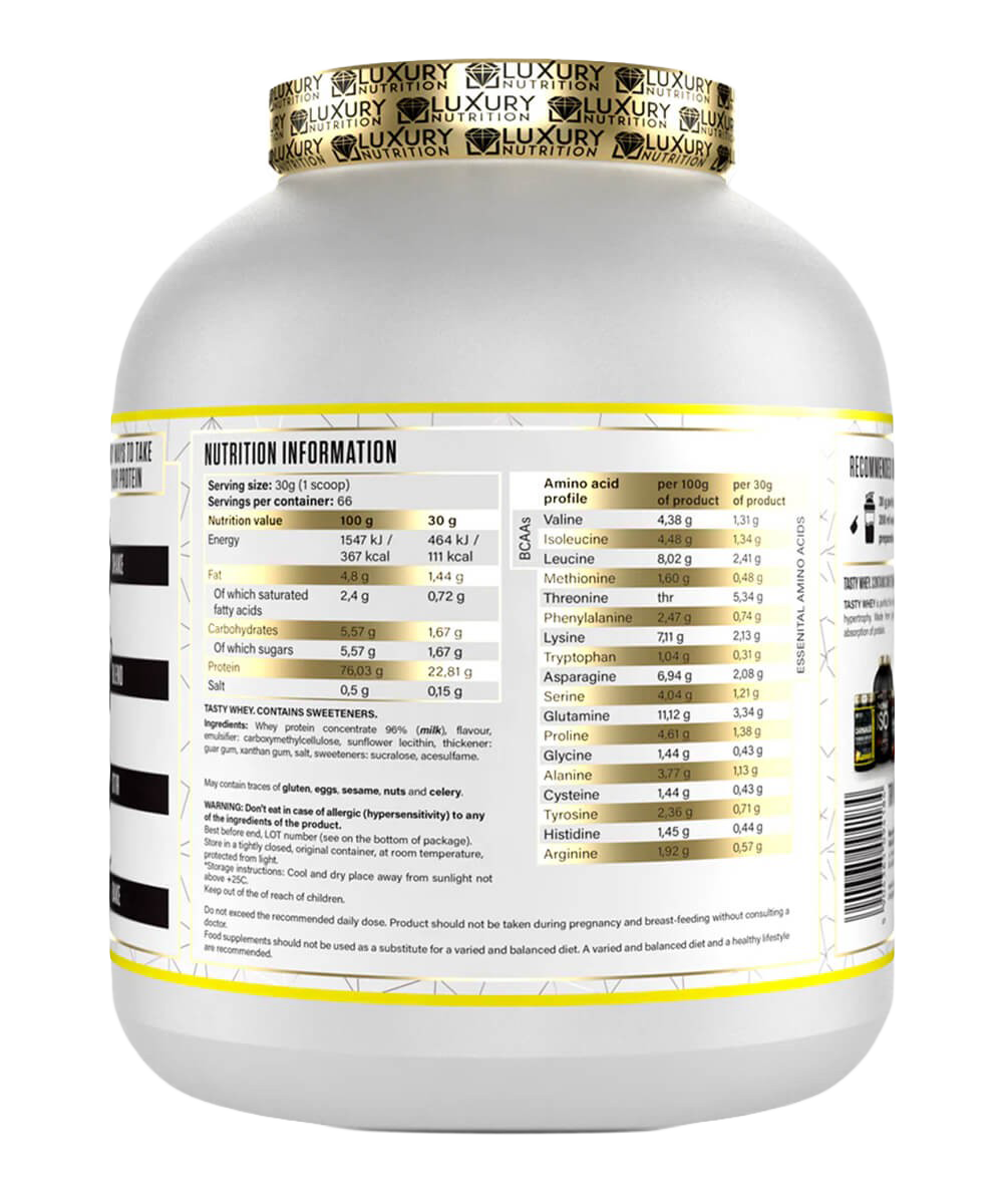 Tasty Whey - Luxury Nutrition | 2kg – Image 2